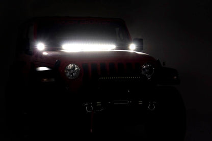 Jeep 30-inch LED Hood Kit (18-21 Wrangler JL 20-21 Gladiator JT | Spectrum-Series)