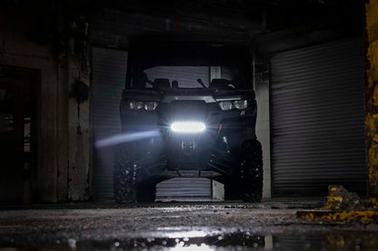 LED Light | Bumper Mount | 12" Black Single Row | Can-Am Defender HD 8/HD 9/HD 10