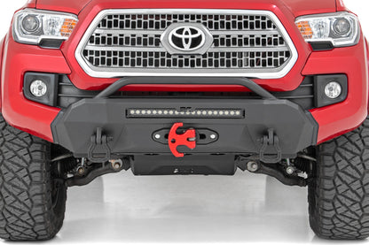 Front Bumper | Hybrid | 12000-Lb Pro Series Winch | Synthetic Rope | Toyota Tacoma (16-23)