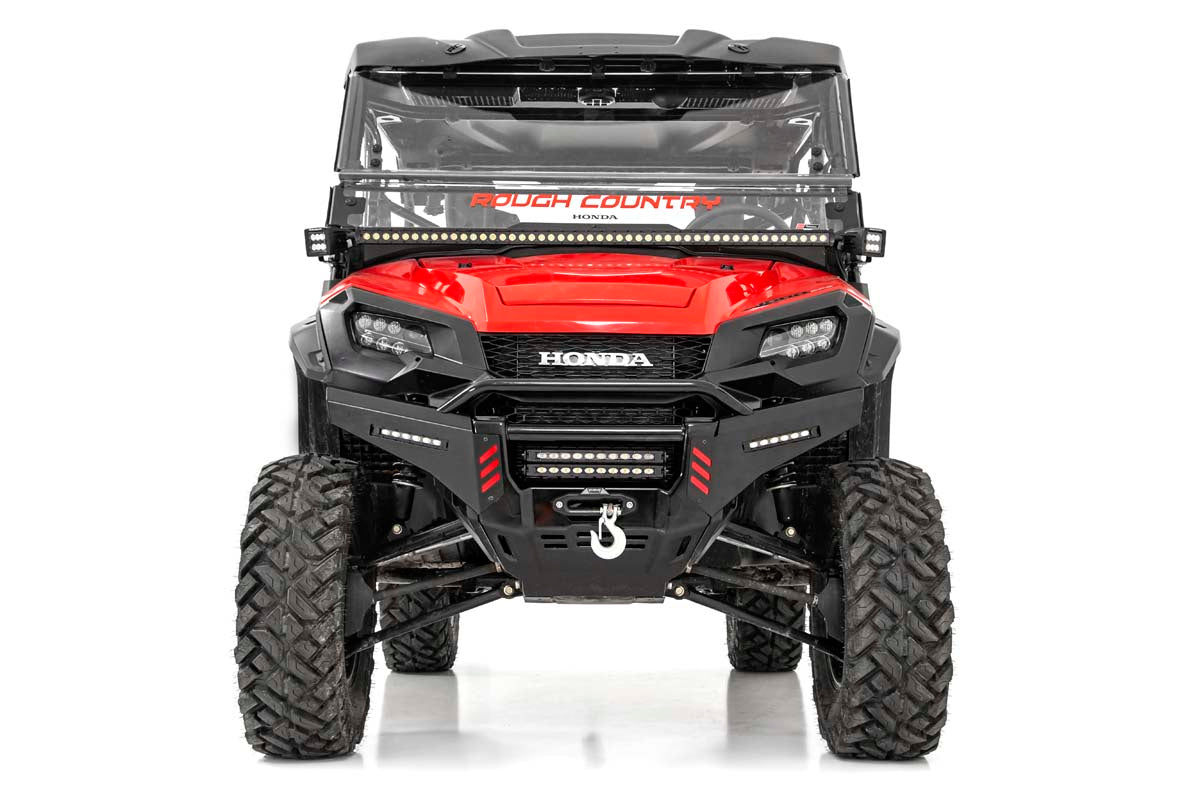 LED Light | Cage Mount | 2" Black Pair | White DRL | Honda Pioneer 1000/1000-5