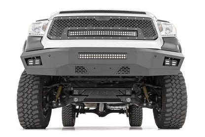 Mesh Grille | 30" Dual Row LED | Black | Amber DRL | Toyota Tundra (14-17)