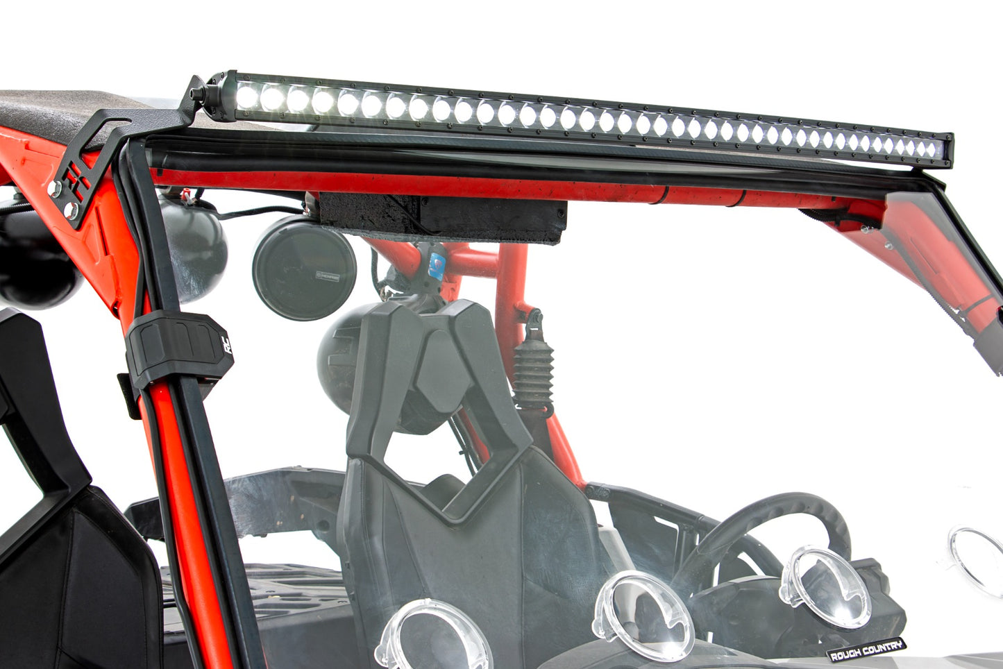 LED Light | Front Mount | 40" Black Dual Row | White DRL | Can-Am Commander 1000/Maverick