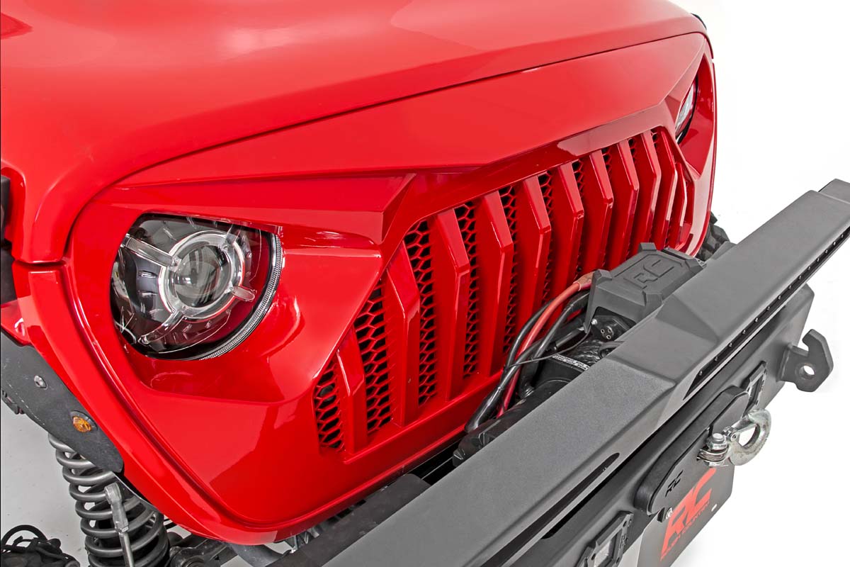 Replacement Grille | Angry Eyes | Jeep Gladiator JT (20-23)/Wrangler JL (18-23)