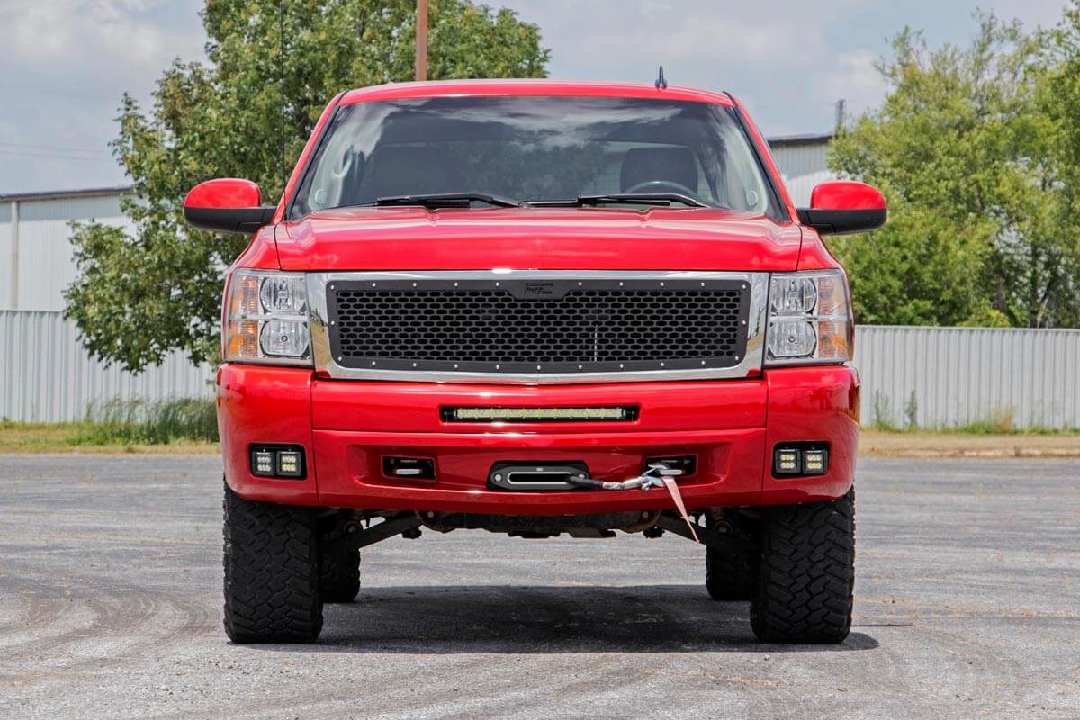 Chevrolet LED Fog Light Kit | Black Series w/ White DRL (07-13 Silverado 1500)