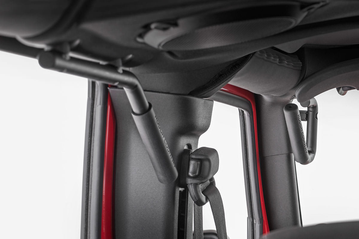 Grab Handles | Steel | FR & RR | Black | Jeep Wrangler JK  (07-18)