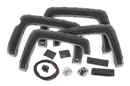 Pocket Fender Flares | 5'9" Bed | G7C Red Hot | Chevy Silverado 1500 (14-18 & Classic)