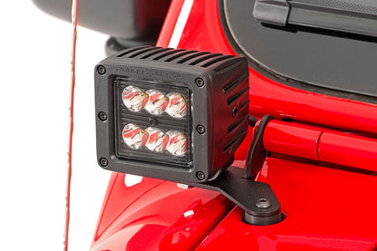 LED Light | Hinge Mnt | 2" Spectrum Pair | Jeep Gladiator JT/Wrangler 4xe/Wrangler JL (18-23)