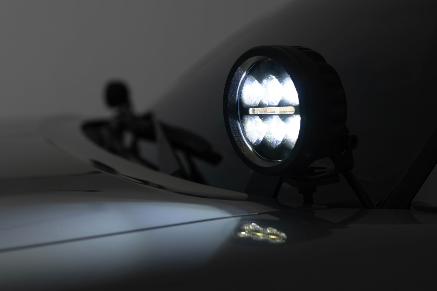 LED Light Kit | Ditch Mount | 2" Black Pair | White DRL | Toyota Tacoma (16-23)