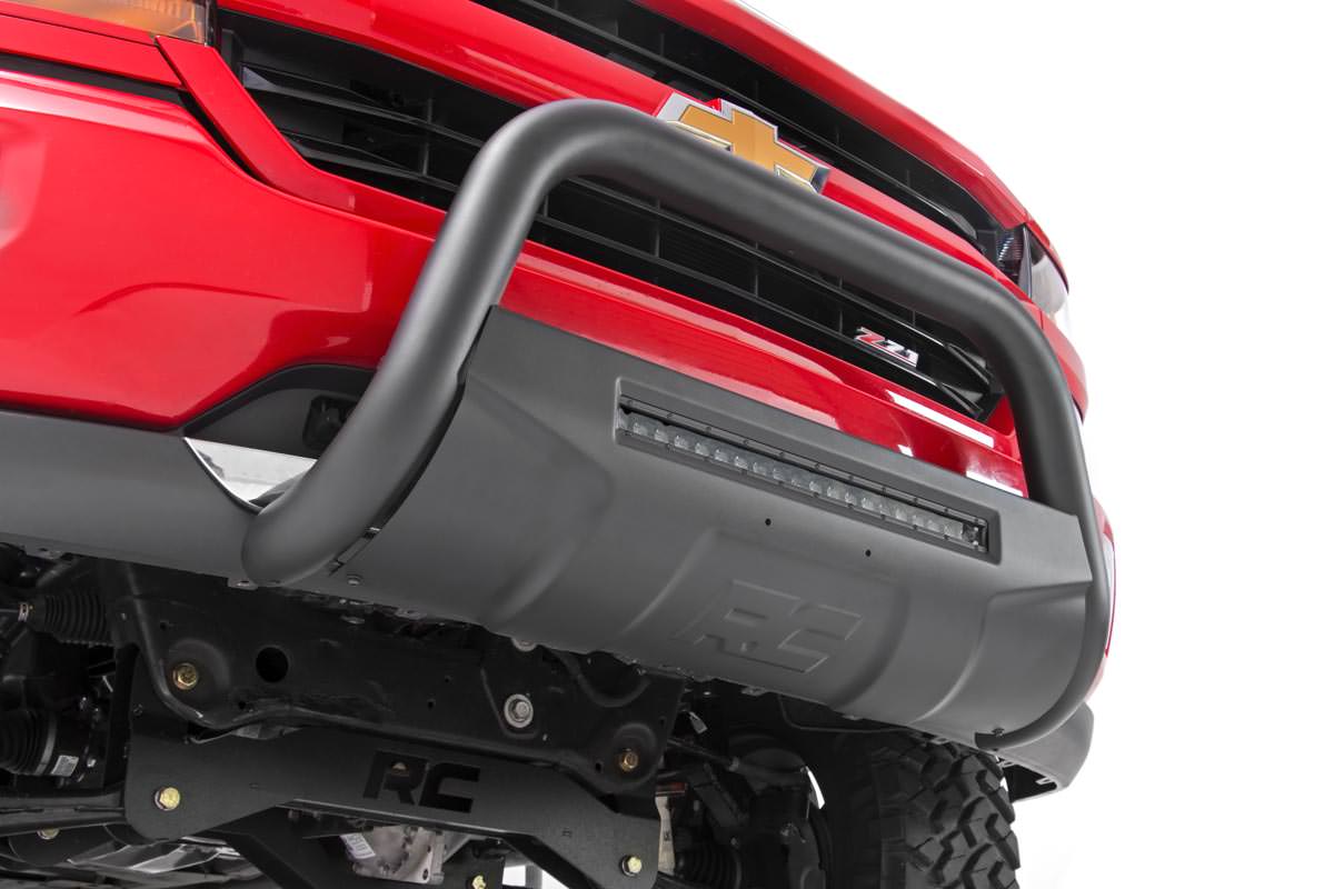 Black LED Bull Bar | Chevy/GMC Canyon (15-22)/Colorado (15-23) 2WD/4WD