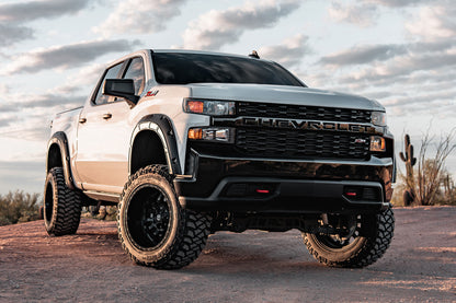 Defender Pocket Fender Flares | GAZ Summit White | Chevy Silverado 1500 (19-23)