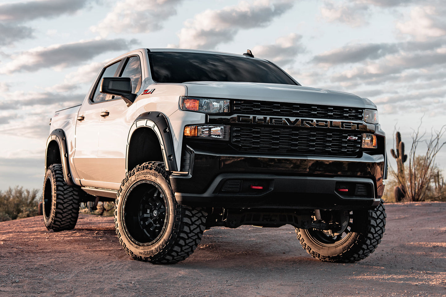 Defender Pocket Fender Flares | GBA Black | Chevy Silverado 1500 (19-23)