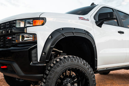 Fender Flares | Defender | GNO Slate Gray | Chevy Silverado 1500 2WD/4WD (19-24)