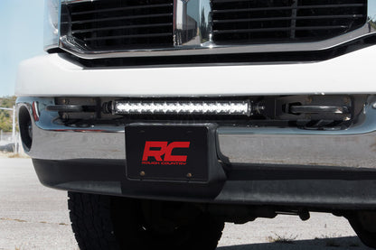 LED Light Kit | Bumper Mount | 20" Black Single Row | White DRL | Ram 2500/3500 (10-18)