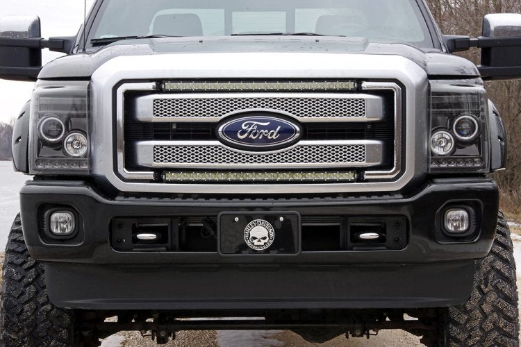 LED Light Kit | Grill Mount | 30" Black Single Row | Ford F-250/F-350 Super Duty (11-16)