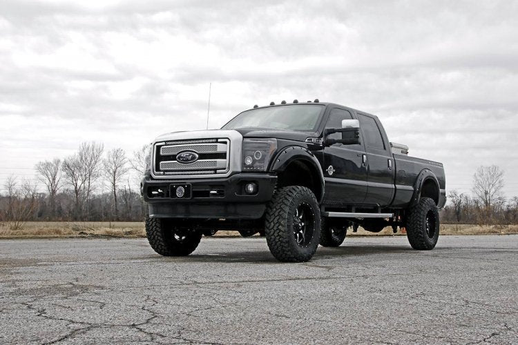 LED Light Kit | Grill Mount | 30" Black Single Row | Ford F-250/F-350 Super Duty (11-16)