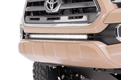 LED Light | Lower Grille Mnt | 30" Black Single Row | White DRL | Toyota Tacoma (16-23)