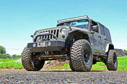 LED Light | Windshield Mnt | 50" Black Dual Row | White DRL | Jeep Wrangler JK (07-18)