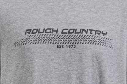 Rough Country T-Shirt | Horizontal Tread | Grey | SM