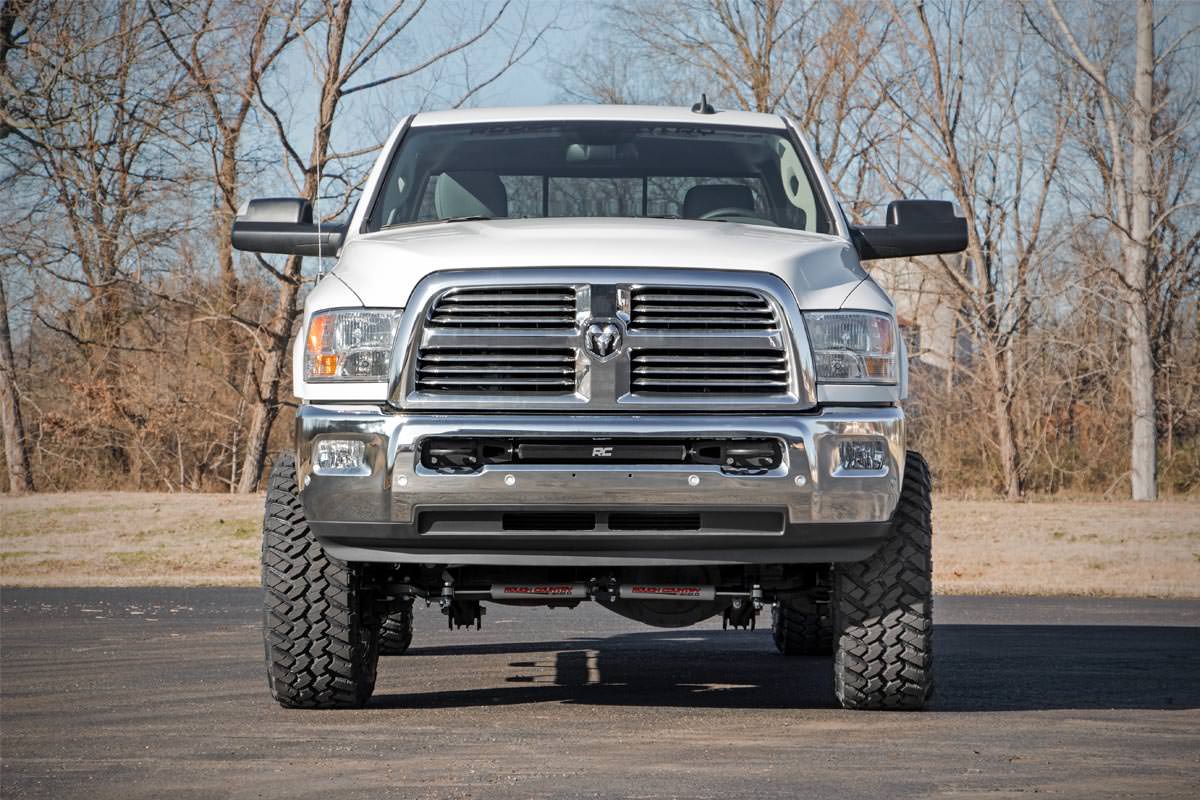 LED Light Kit | Bumper Mount | 20" Black Single Row | White DRL | Ram 2500/3500 (10-18)