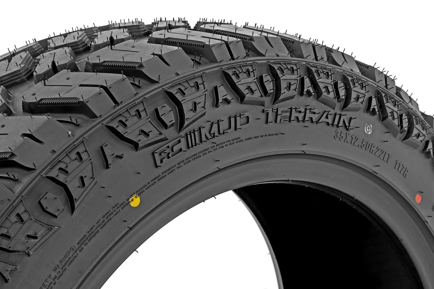 35x12.50R20 Rough Country M/T | Dual Sidewall