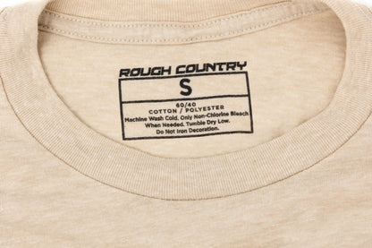 Rough Country T-Shirt | Throwback | Cream | 3XL