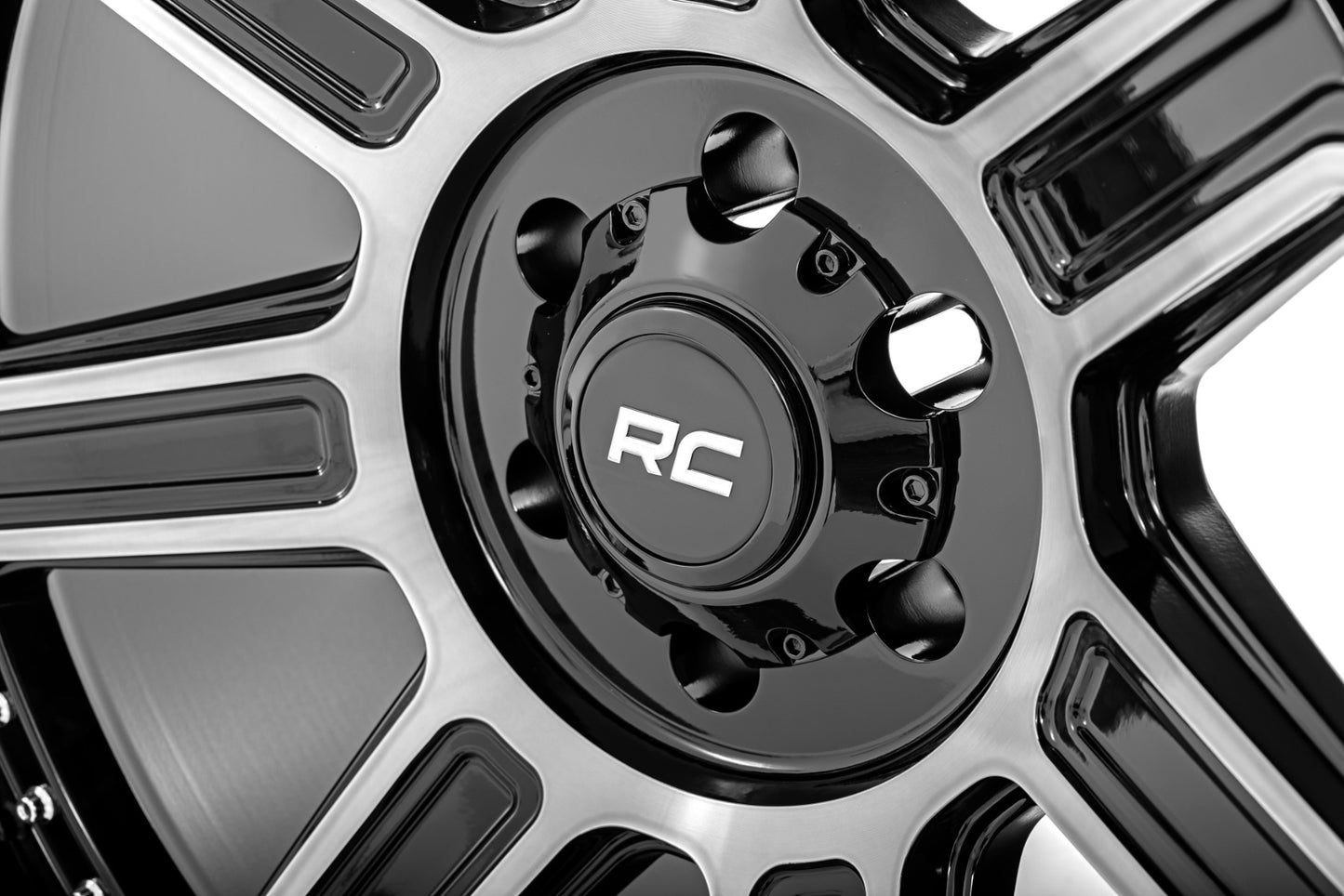 Rough Country 89 Series Wheel | One-Piece | Black Machined Gun Metal | 20x10 | 6x5.5 |  -25mm