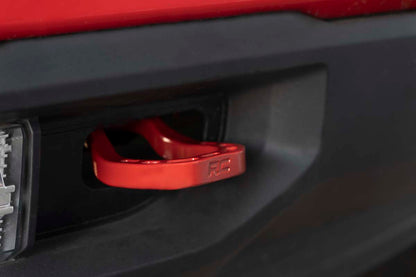 Tow Hooks | Forged | Red | Chevy Silverado 1500 2WD/4WD (2019-2023)