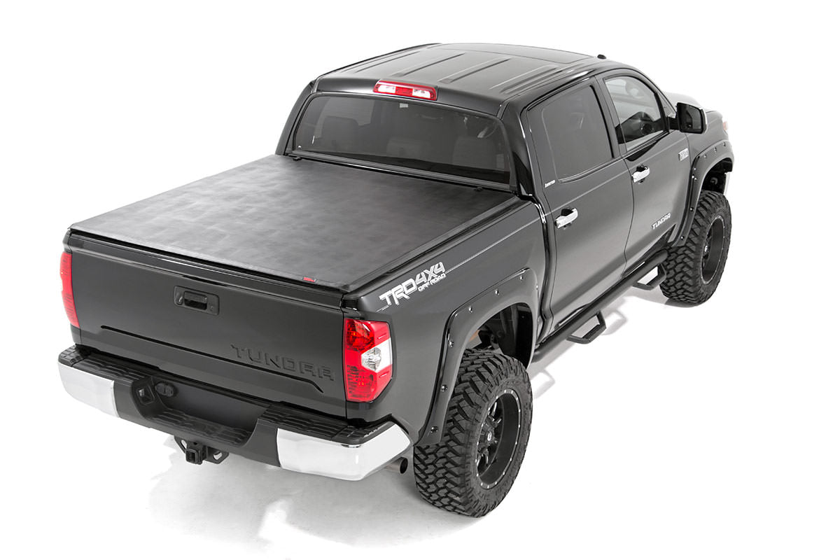 Bed Cover | Tri Fold | Soft | 6'7" Bed | No OE Rail | Toyota Tundra (07-23)