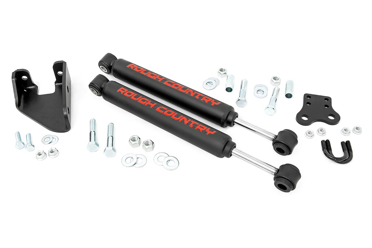 Dual Steering Stabilizer | 4-6.5 Inch Lift | Jeep Wrangler YJ (87-95)