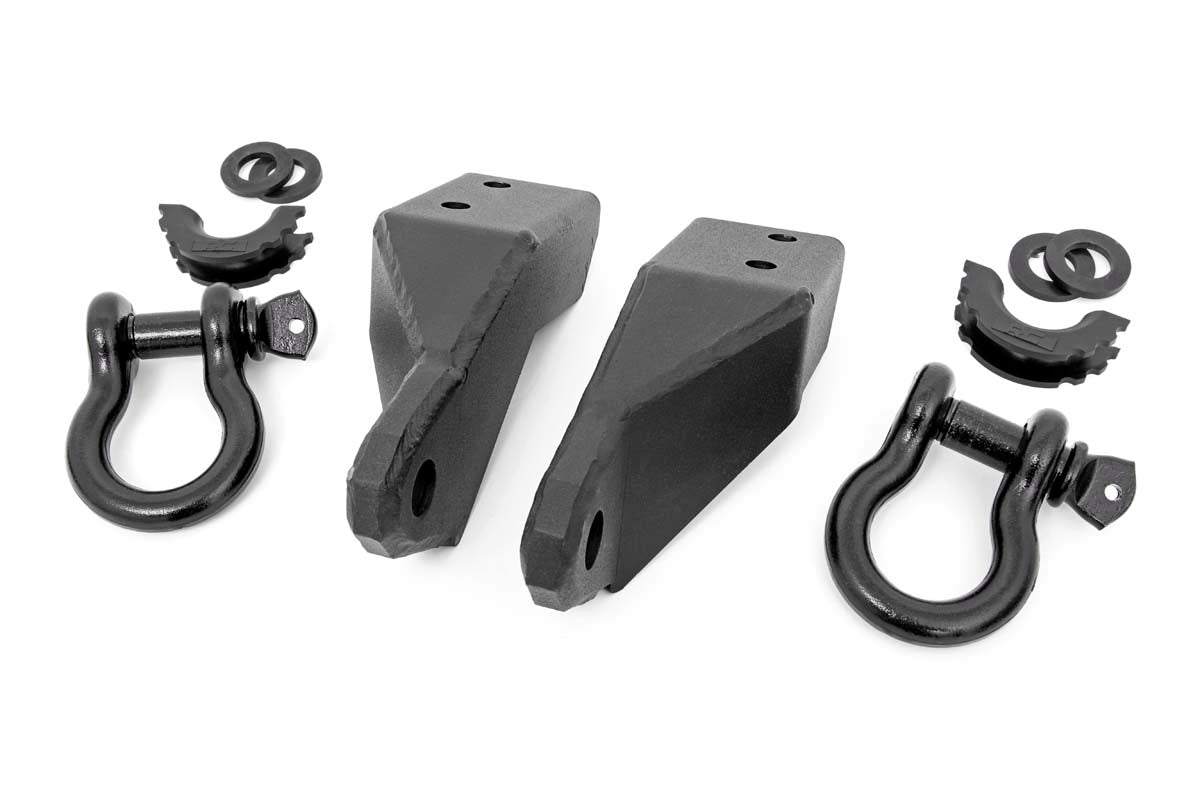 Tow Hook Brackets | D-Ring | Bull Bar Sup | Toyota Tundra (07-21) - Off Road Canada