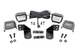 LED Light | RR Cage Mount | 2" Chrome Pair | Wide Angle | Polaris Ranger 1000/Ranger XP 900/1000 - Off Road Canada