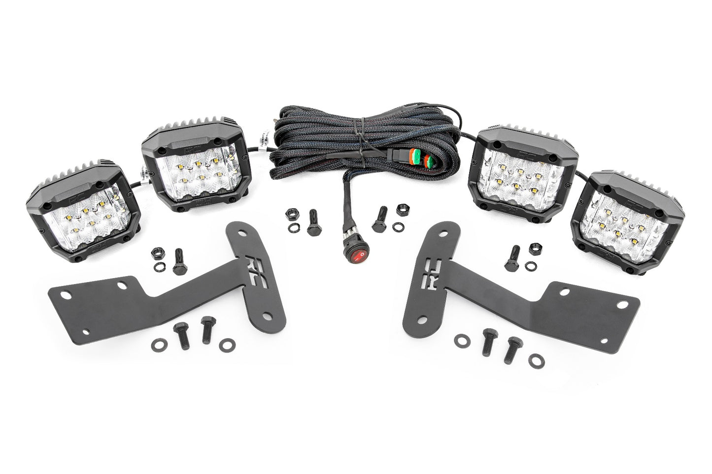 LED Light Kit | Ditch Mount | 3" OSRAM | Wide | Toyota Tundra (14-21) - Off Road Canada