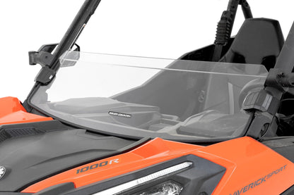 Half Windshield | Scratch Resistant | Can-Am Maverick Sport - Off Road Canada