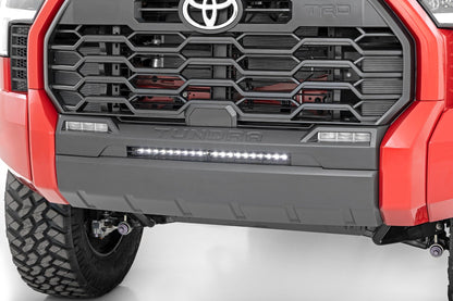 LED Light Kit | Bumper Mount | 20" Black Slim Line | Toyota Tundra (22-23) - Off Road Canada