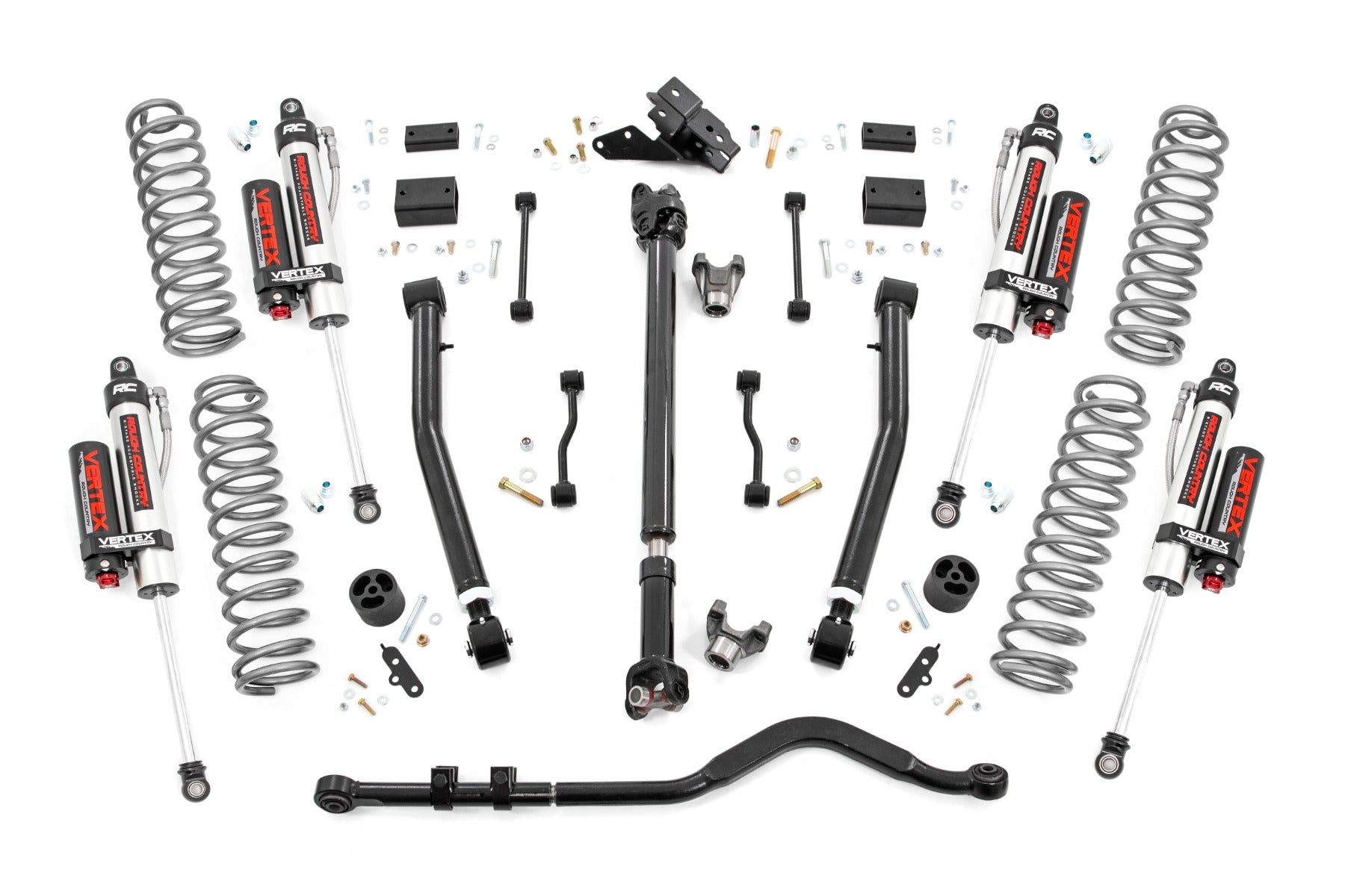 3.5" Lift Kit | Adj LCA | FR D/S | Vertex | Jeep Wrangler JL Rubicon (18-23) - Off Road Canada