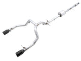 AWE Tuning 4th Gen GM 1500 5.3L 0FG Cat-Back Dual Side Exit (Flat Bumper) - Diamond Tips