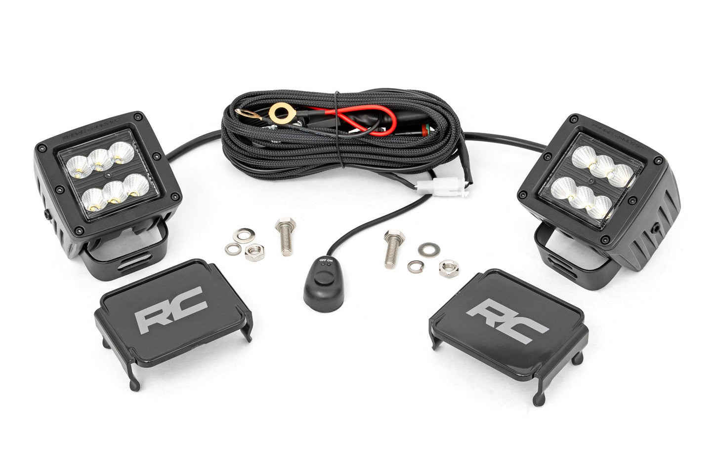Black Series LED | 2" Pair | Flood - Off Road Canada