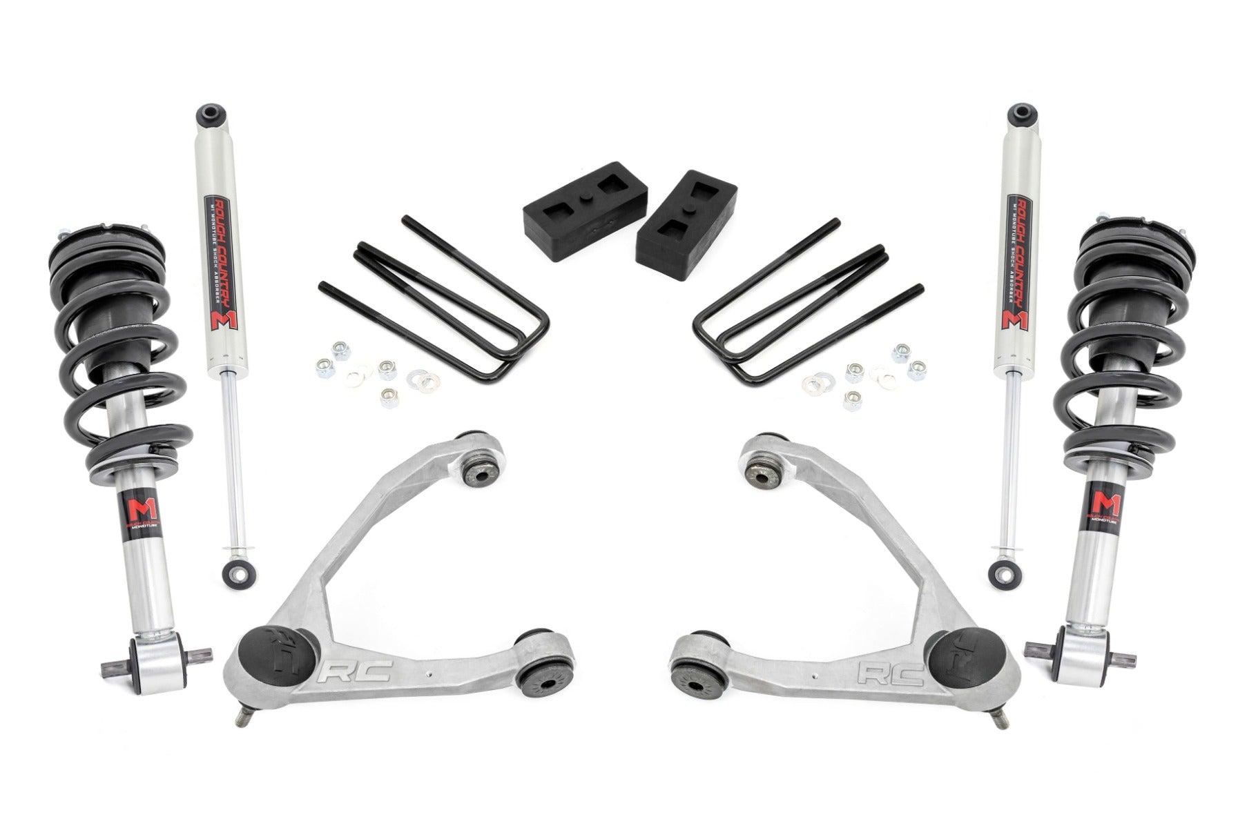 3.5 Inch Lift Kit | Cast Steel | M1 Strut | Chevy/GMC 1500 (07-13) - Off Road Canada