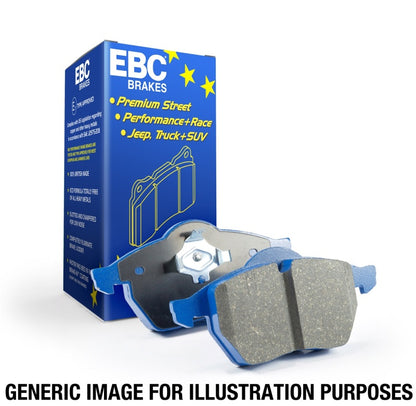 EBC 14+ Chevrolet Corvette Stingray (C7) 6.2 (Z51 Performance Package) Bluestuff Front Brake Pads