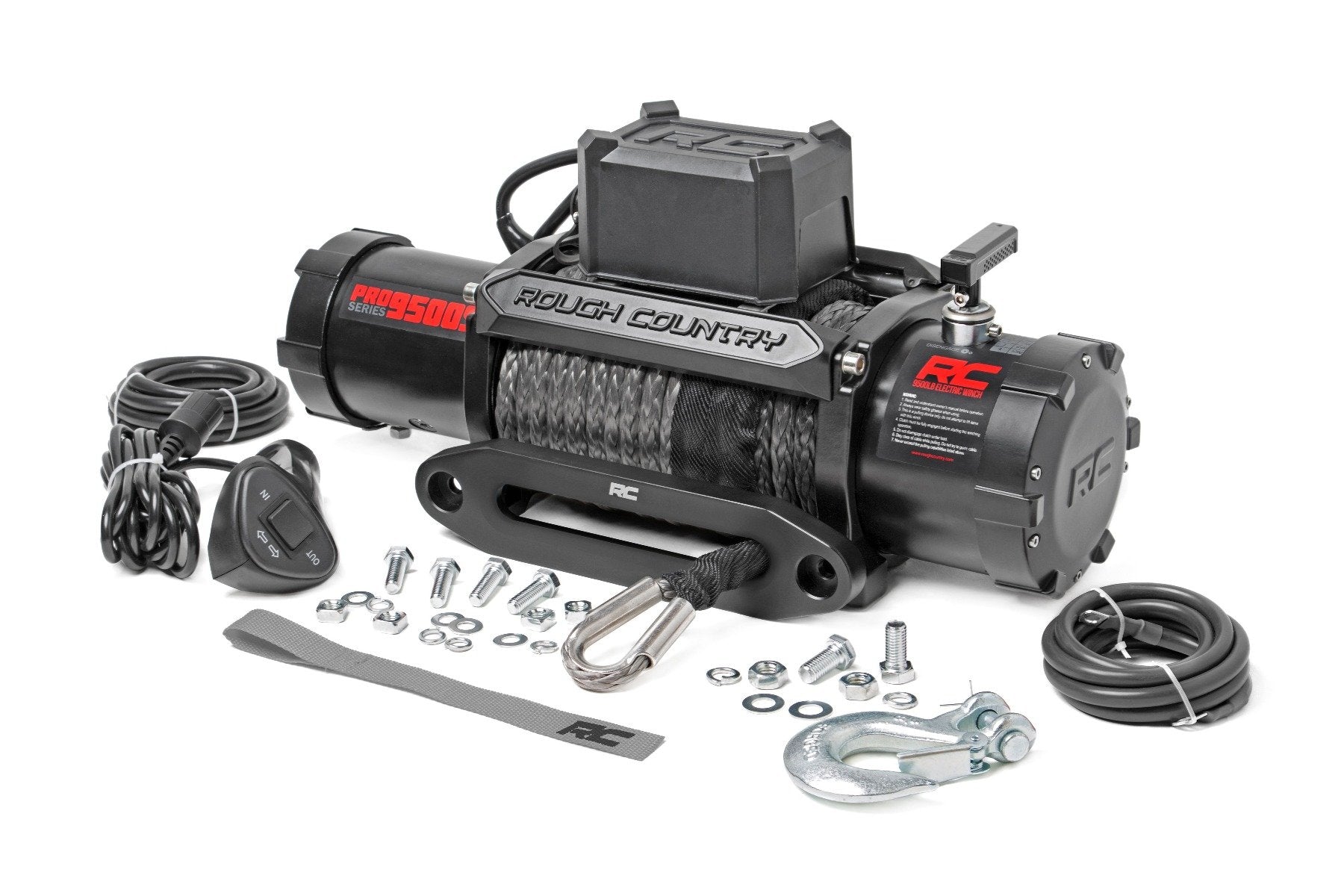 9500-Lb Pro Series Winch | Synthetic Rope - Off Road Canada