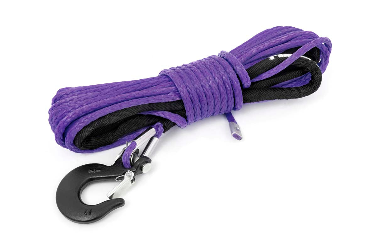 Synthetic Rope | 1/4 Inch | 50 Ft | Purple - Off Road Canada