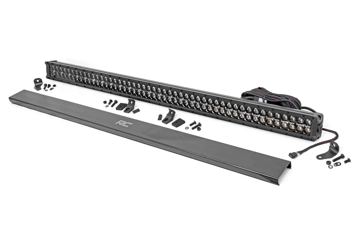 Black Series LED Light | 50 Inch | Dual Row | White DRL - Off Road Canada