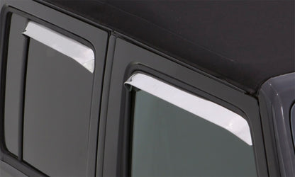 AVS 73-91 Chevy CK Ventshade Front & Rear Window Deflectors 4pc - Stainless