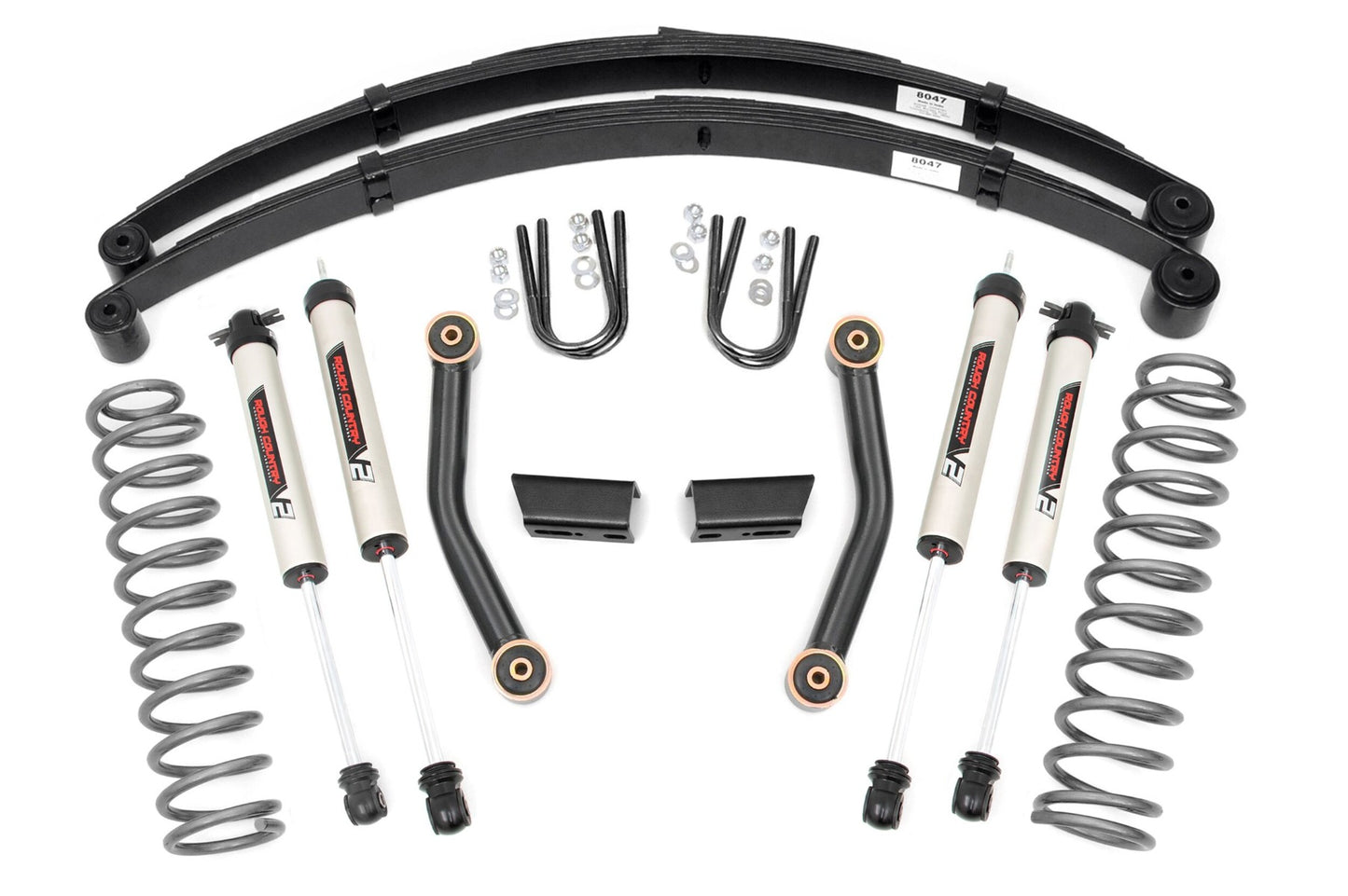 3 Inch Lift Kit | Series II | RR Springs | V2 | Jeep Cherokee XJ (84-01) - Off Road Canada