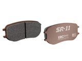 EBC Racing 15-19 Chevy Corvette (C7) Z06 6.2L SR-11 Race Rear Brake Pads (Excl Carbon Ceramic Rotor)