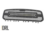 Mesh Grille | 30" Dual Row LED | Black | Amber DRL | Ram 1500 (13-18 & Classic) - Off Road Canada