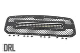 Mesh Grille | 30" Dual Row LED | Black | White DRL | Ram 1500 (13-18 & Classic) - Off Road Canada