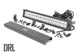 Chrome Series LED Light | 20 Inch | Dual Row | White DRL - Off Road Canada