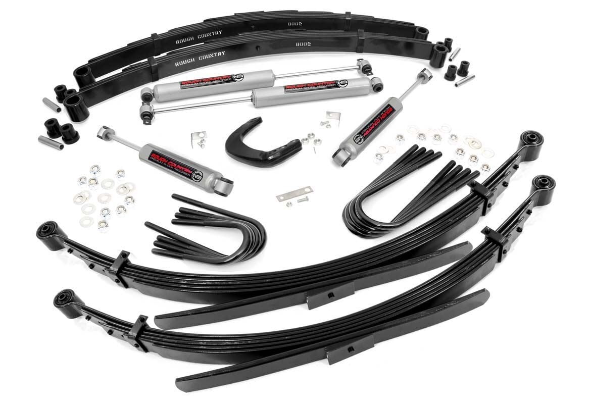 4 Inch Lift Kit | 52 Inch RR Springs | Chevy/GMC 3/4-Ton Suburban (88-91)