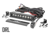 Black Series LED Light Bar | Cool White DRL | 8 Inch | Single Row - Off Road Canada
